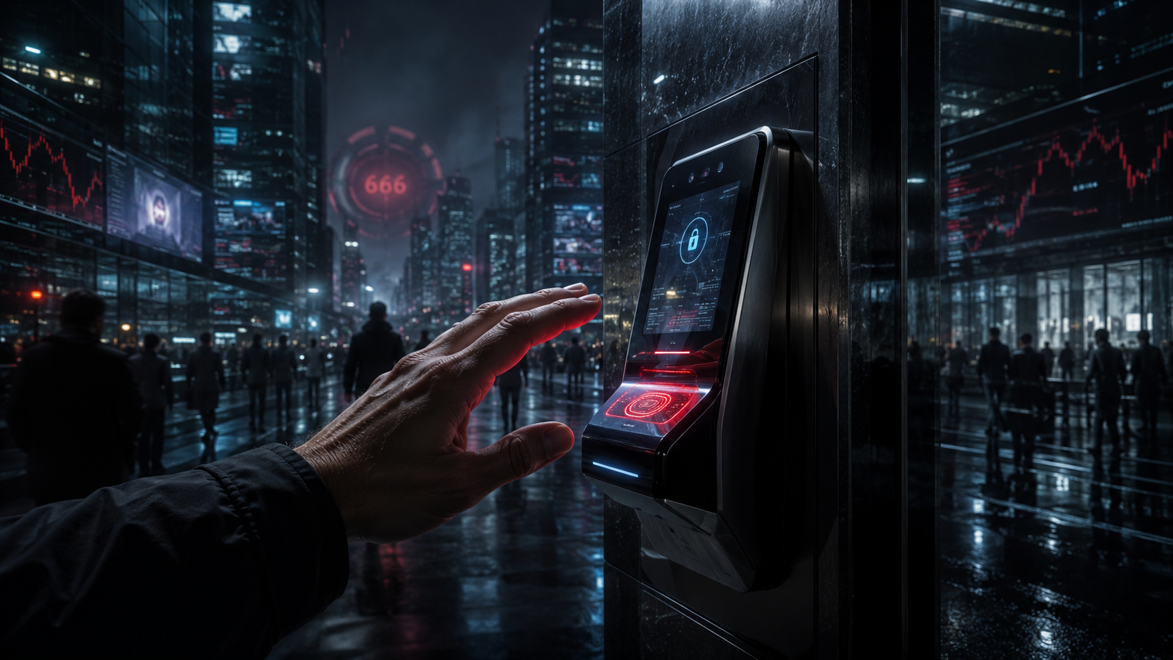 Representação de controle digital e biometria associada ao sistema econômico global